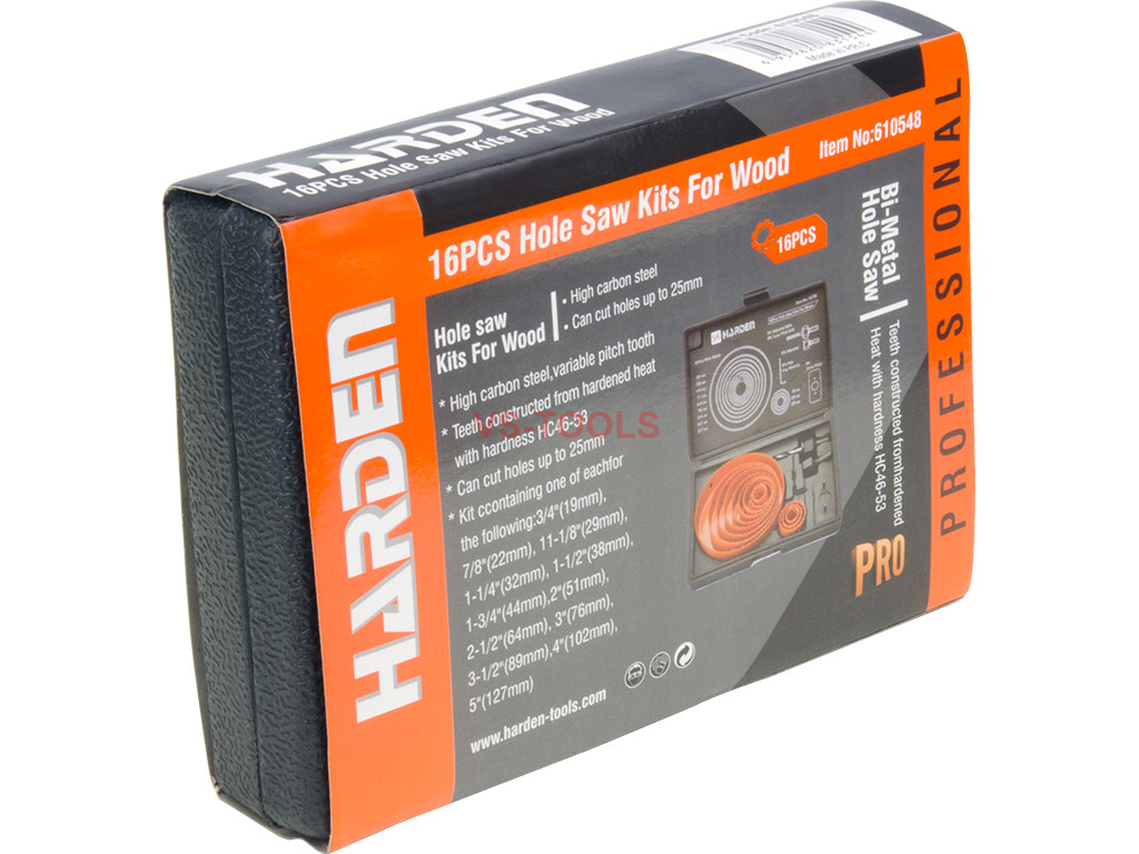 16pcs Hole Saw Pilot Drill Bit Kits for Wood Drywall Plywood